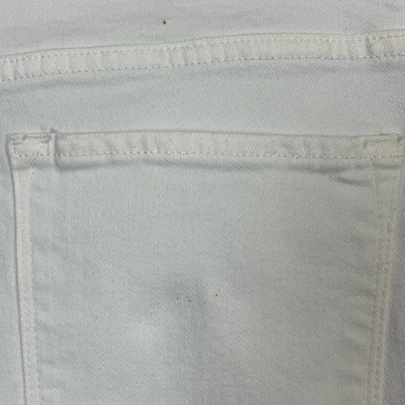 NEW Frame Le Garcon White Jeans Womens 29 Straight Leg Cotton Blend Stretch NWOT - Picture 4 of 12